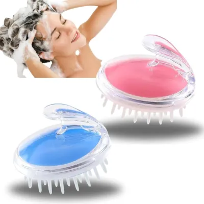 Crystal Soft Tooth Transparent Shampoo Comb Brush